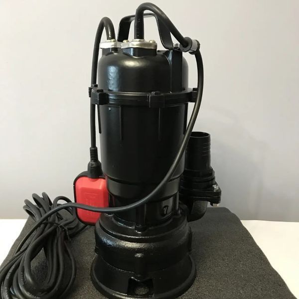 Фекальный насос дренажный с ножами Delta (Aqua Pumps) WQCD 2-2,5 + шланг 25м Польша + Гарантия 3 года 18011 фото